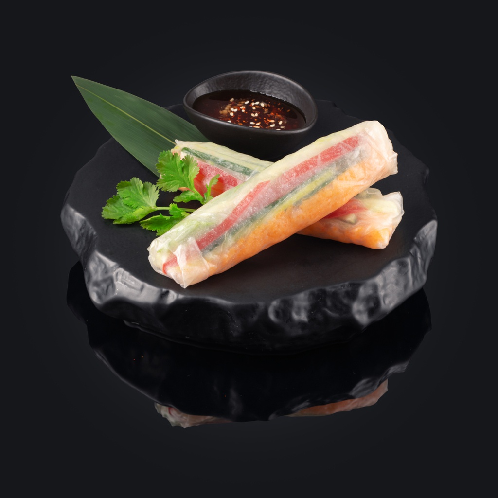 Спринг-роллы с креветками